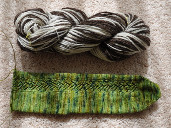 Sock and handspun.