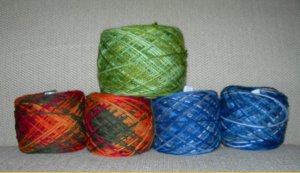 KnitPicks all wound up.