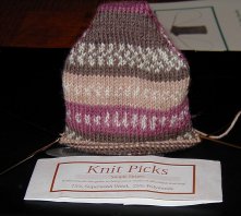 Simple Stripes sock.