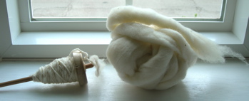 Spun yarn and roving.