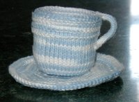 Teacup and saucer.
