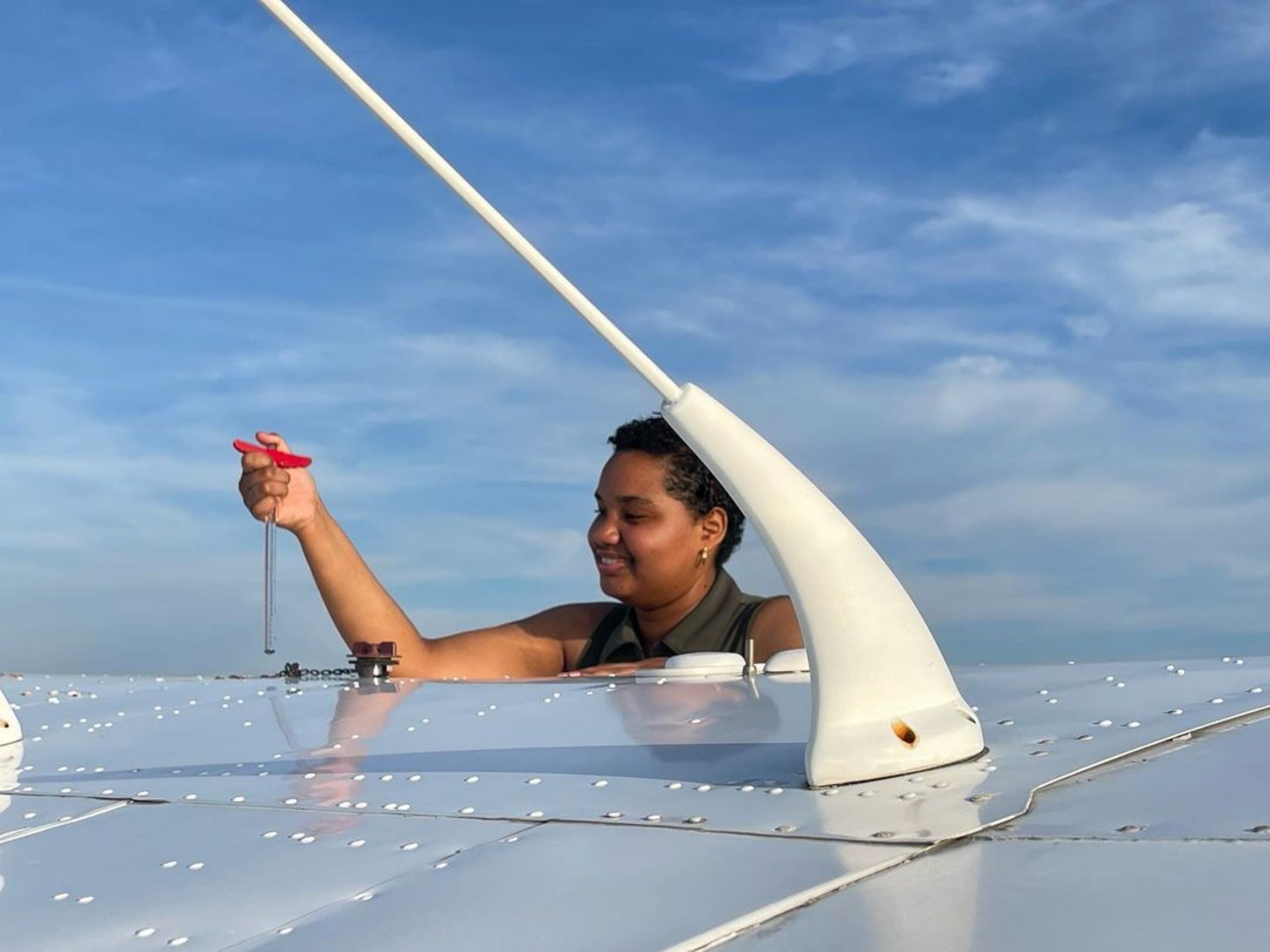 Leona Serao, 23, Originally From The Democratic Republic of Congo, Preps To Become The First Black Woman To Fly Solo Around The World