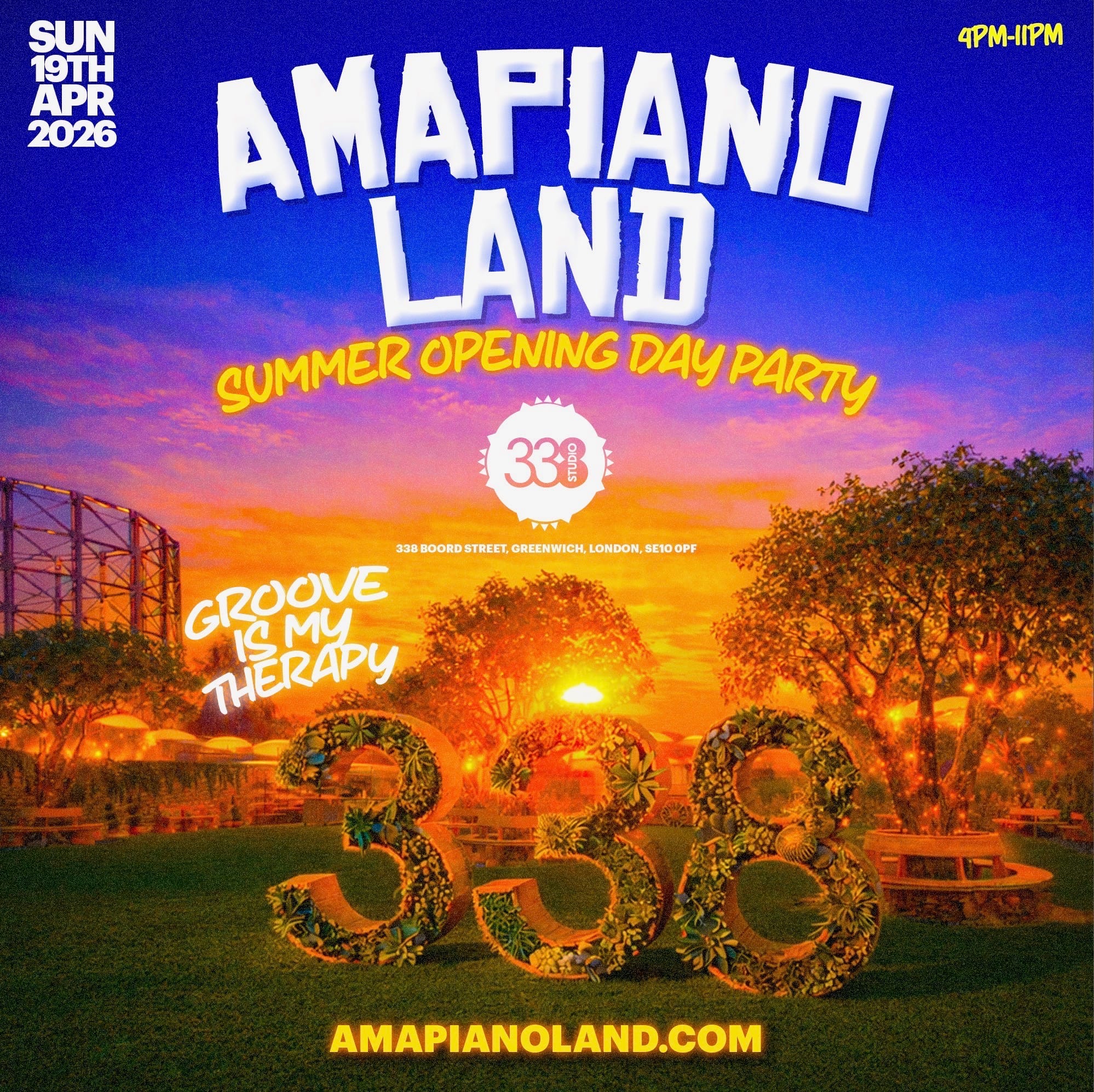 AmapianoLand Brings Soweto‑to‑London Energy to Studio 338 This April
