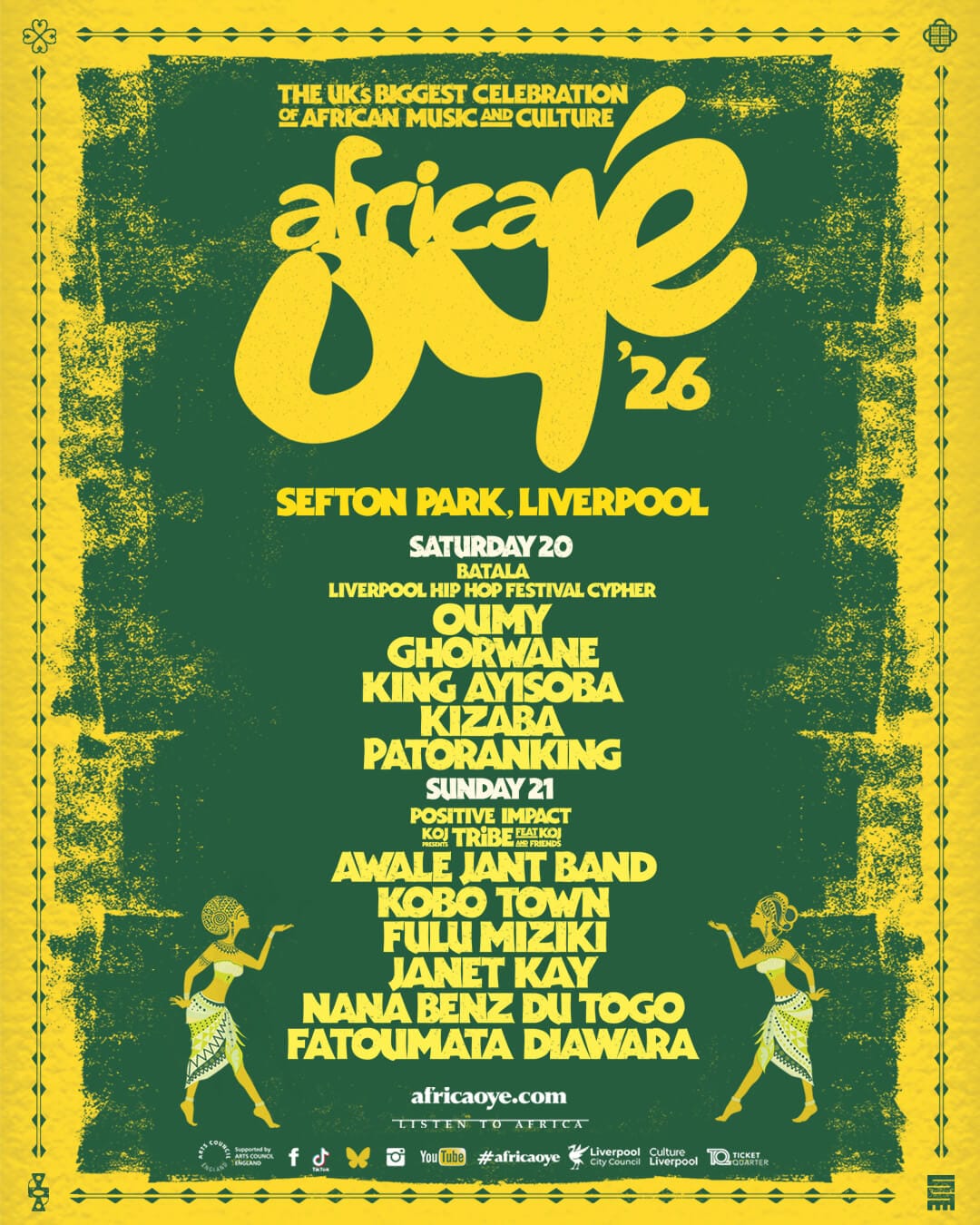 Africa Oyé 2026 Takes Liverpool’s Love Affair With African Music Into A New Era