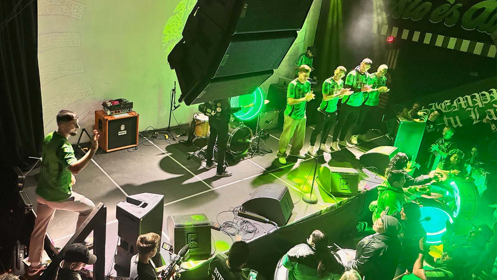 Besard Šabović at Austin FC kit release party