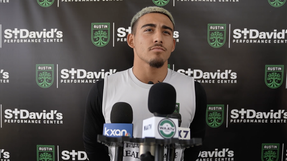Owen Wolff at Austin FC media interview