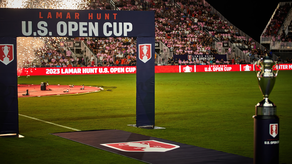 US Open Cup on display at 2023 final between Miami and Houston