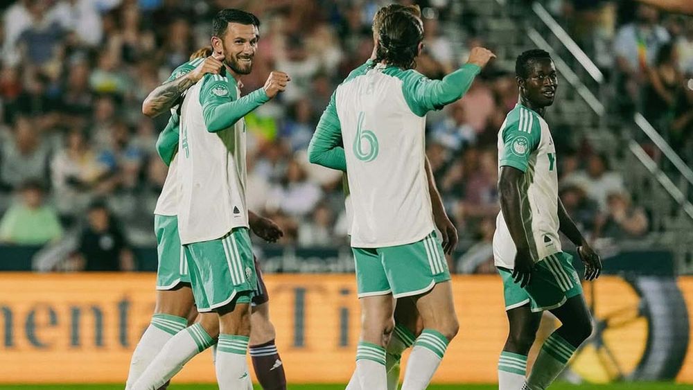 Austin FC celebrates own goal