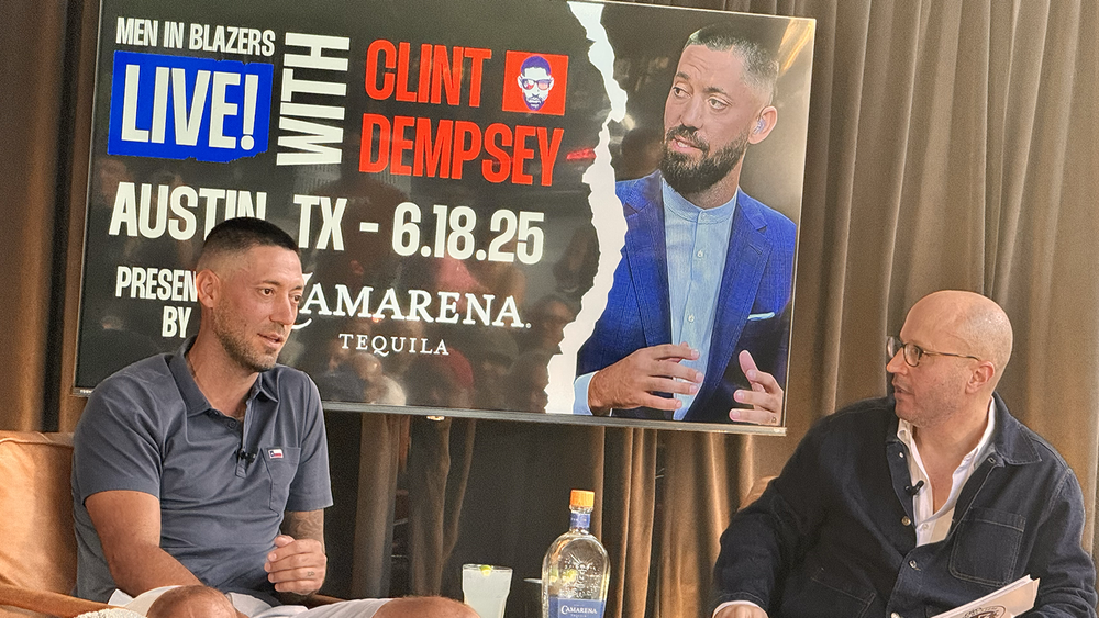 Roger Bennett interviewing Clint Dempsey
