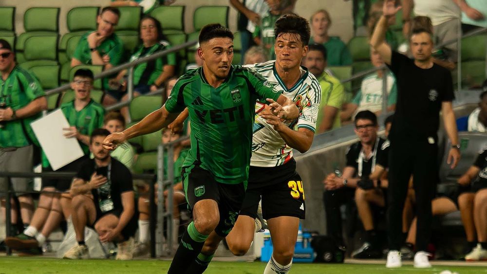 Austin FC's Owen Wolff playing against the San Jose Earthquakes