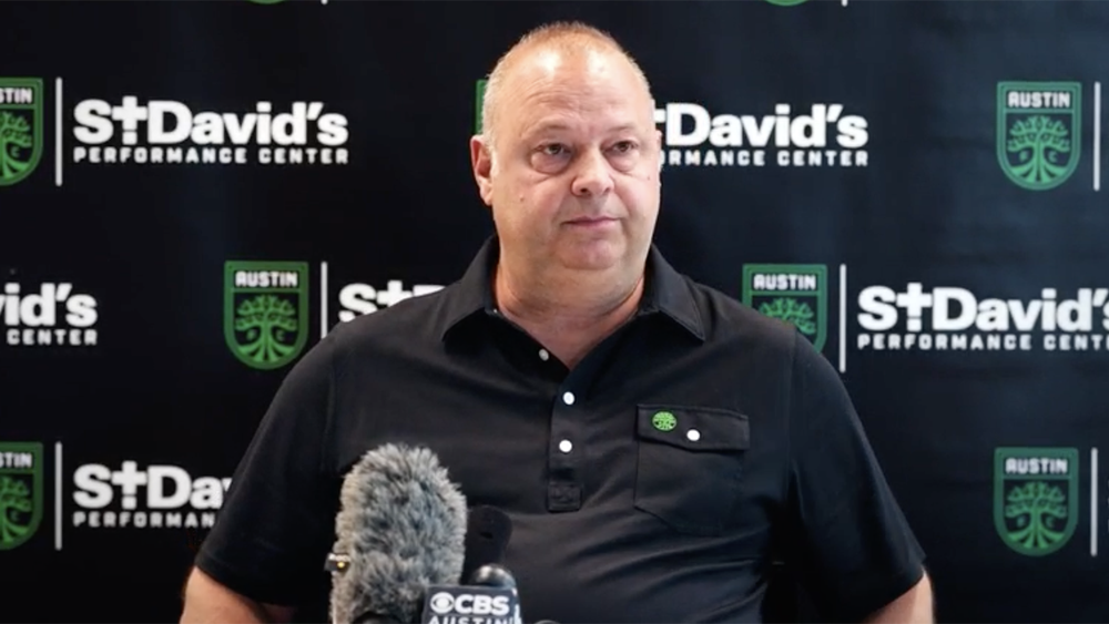 Rodolfo Borrell at Austin FC press conference