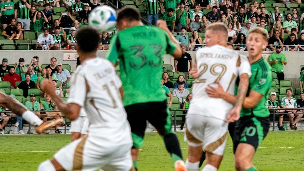 Owen Wolff scoring the match winning goal against LAFC
