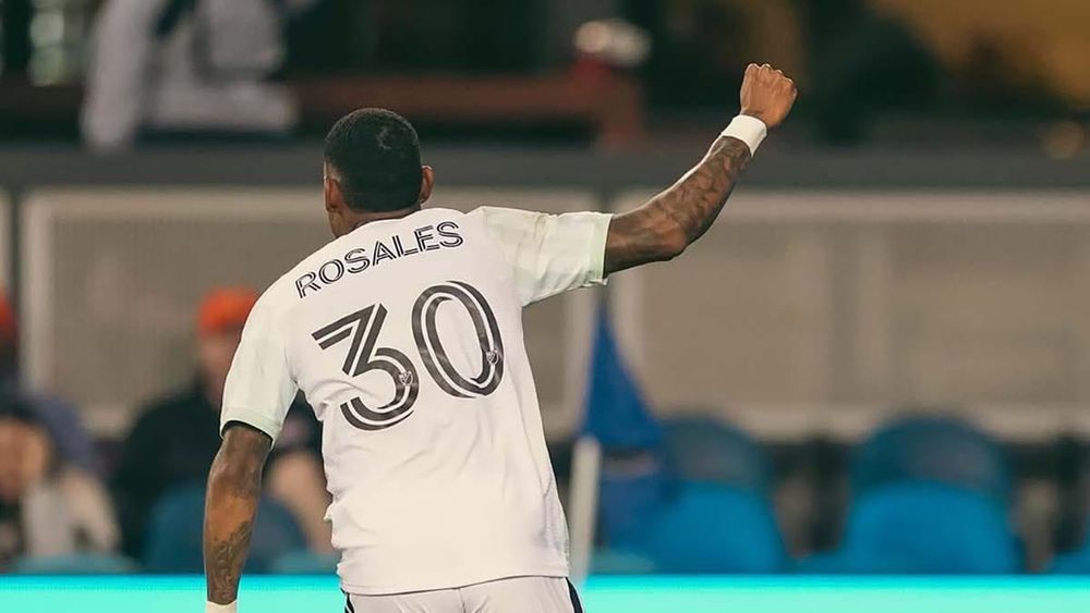 Austin FC's Joseph Rosales celebrates goal against San Jose