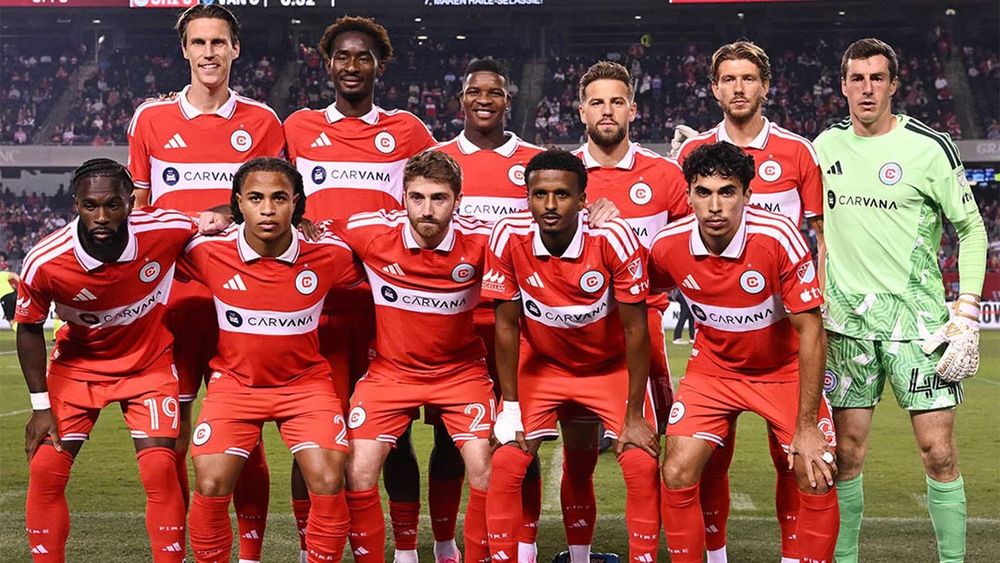 Chicago Fire FC's starting XI, about to take on (and beat) Vancouver Whitecaps FC