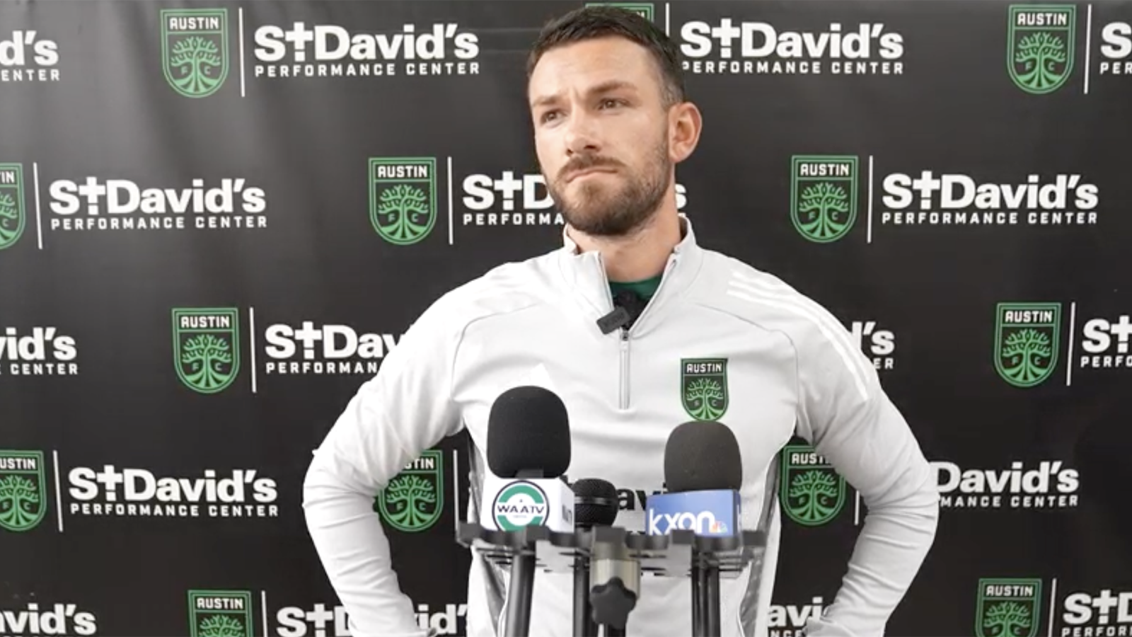 Brendan Hines-Ike at Austin FC media availability