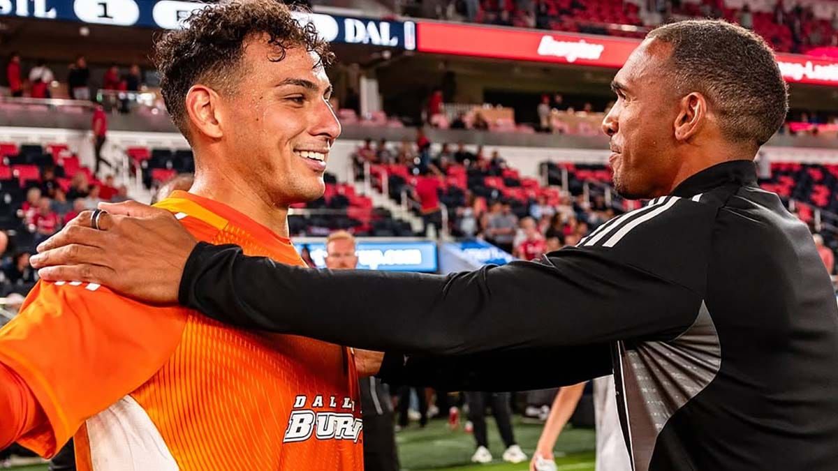 FC Dallas goalkeeper Jacob Jackson congratulated following 12 saves against St. Louis