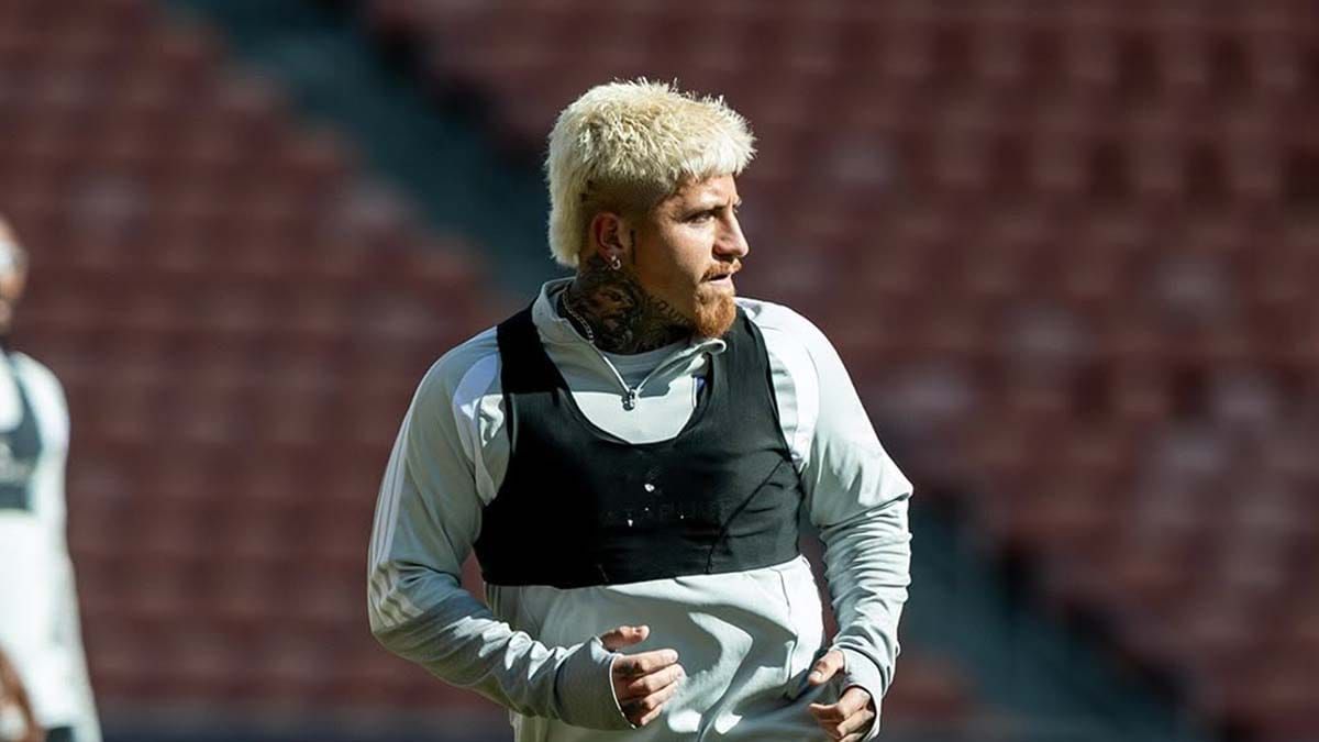 Real Salt Lake's Diego Luna at a recent training session