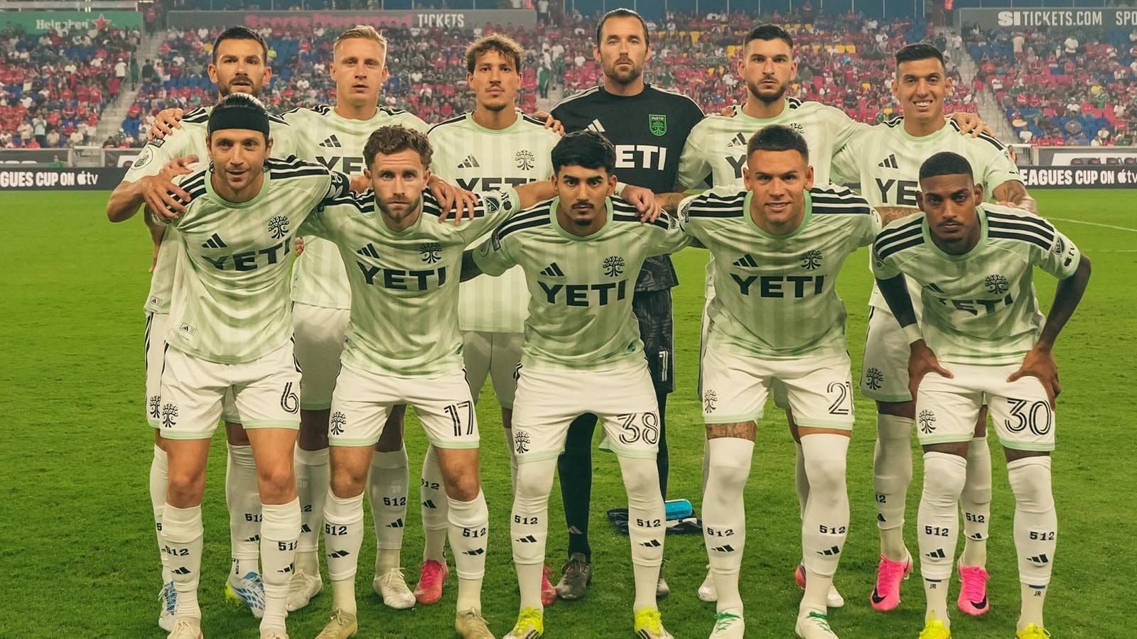 Austin FC starting XI vs. Toluca FC