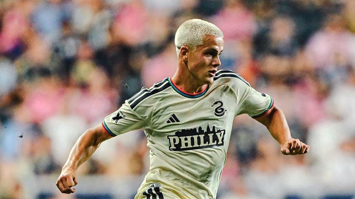 Cavan Sullivan playing for the Philadelphia Union