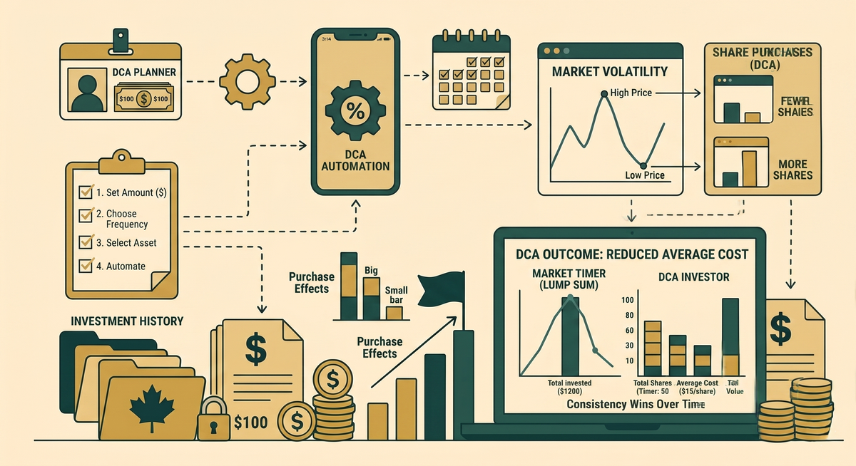 The Math of Consistency: Why Dollar-Cost Averaging Beats Market Timing ⏱️