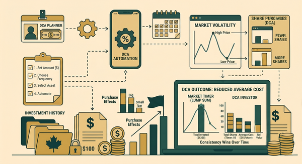 The Math of Consistency: Why Dollar-Cost Averaging Beats Market Timing ⏱️