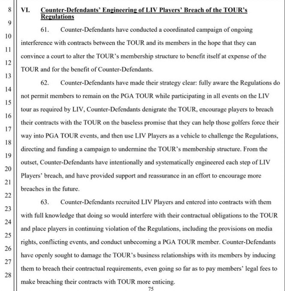 The Legal Battle: PGA Tour and LIV Golf