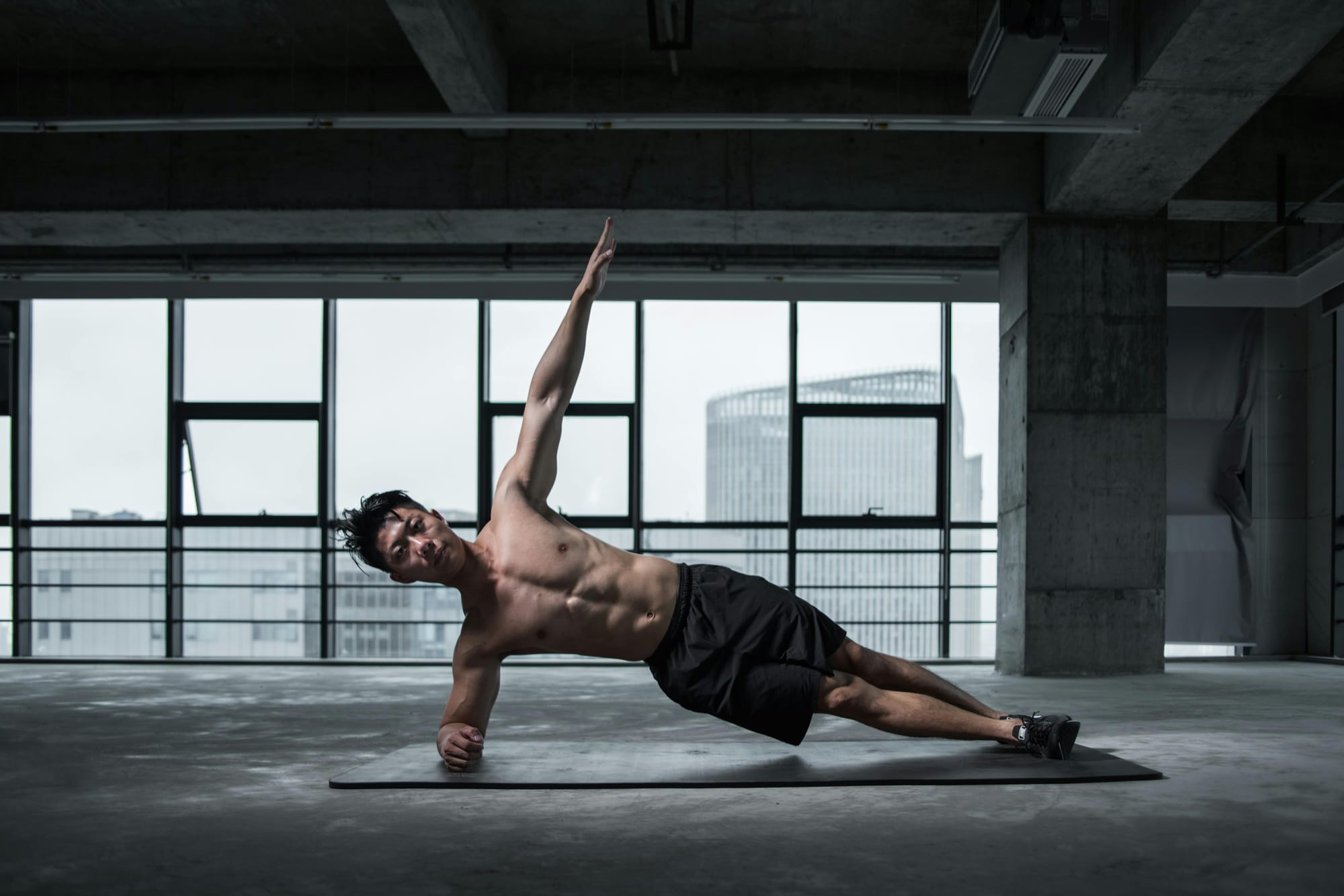 Plancha abdominal con cronómetro