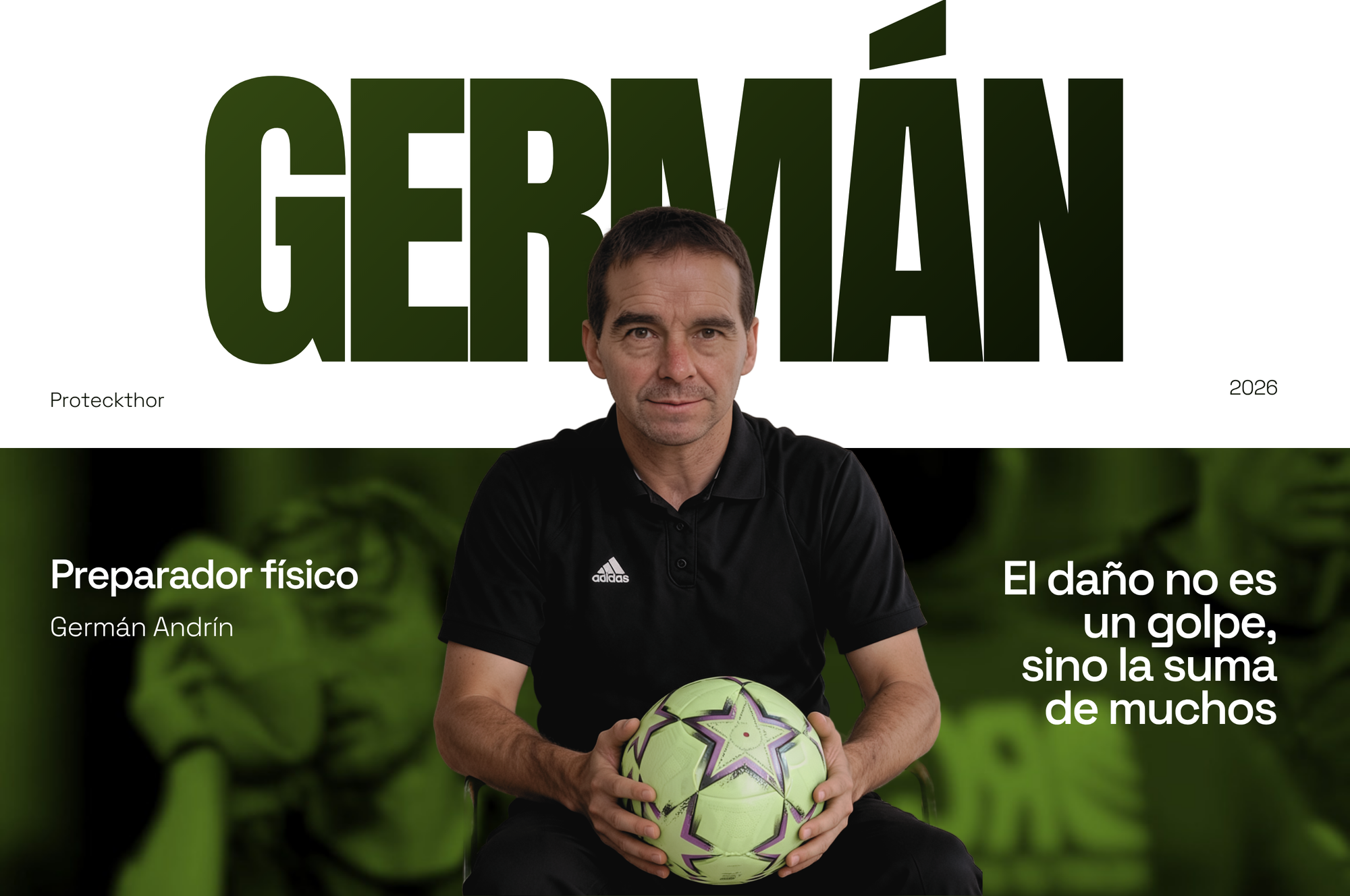 Germán Andrín, preparador físico, explica por qué la cabeza también se protege en el fútbol base