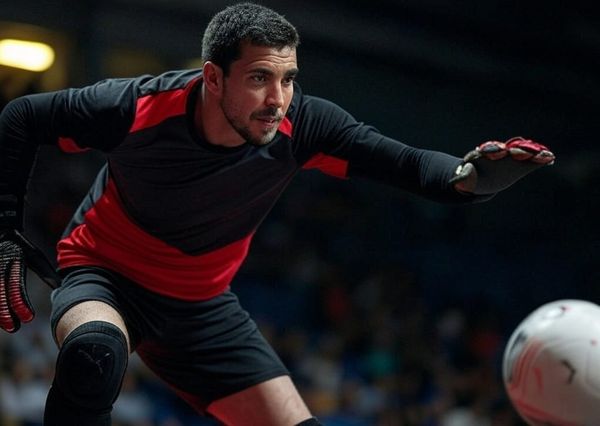 Porteros de fútbol sala con protecciones