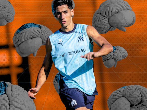 Nayef Aguerd, central del Marsella, baja para el Bernabéu por conmoción cerebral