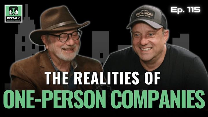 Ep. 115 - Solo Versus Scale: The Realities Of One-Person Companies