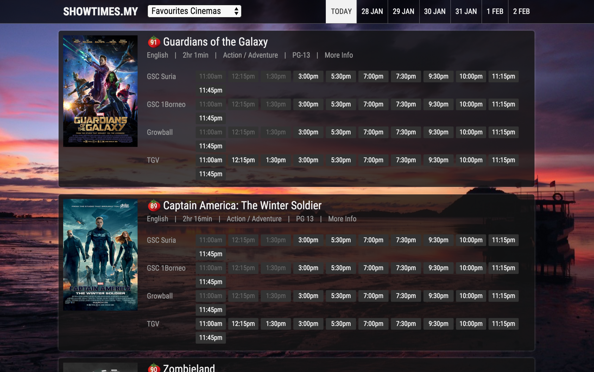 Redesigning Showtimes.my Post image