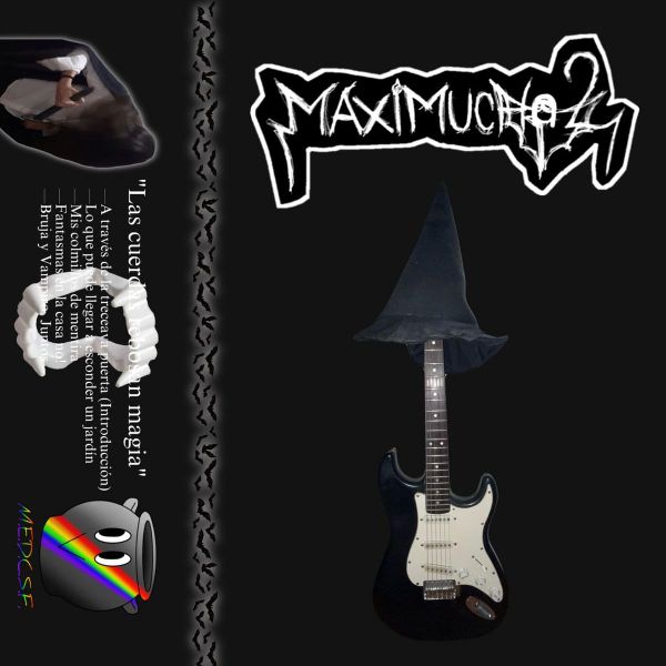 Las cuerdas rebosan magia | by maximucho2 | artwork of a Stratocaster wearing a wizard's hat