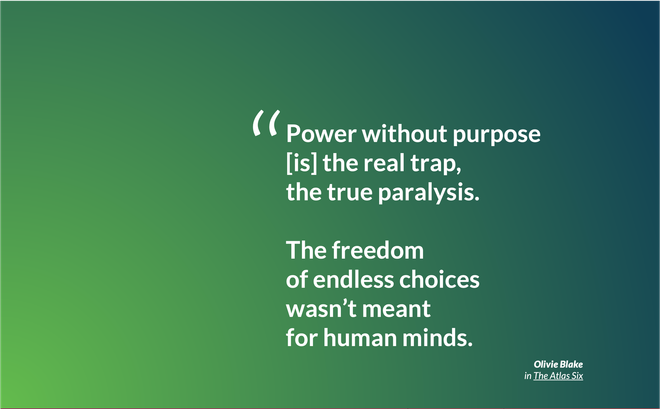 Image of: [Quote] Power without purpose