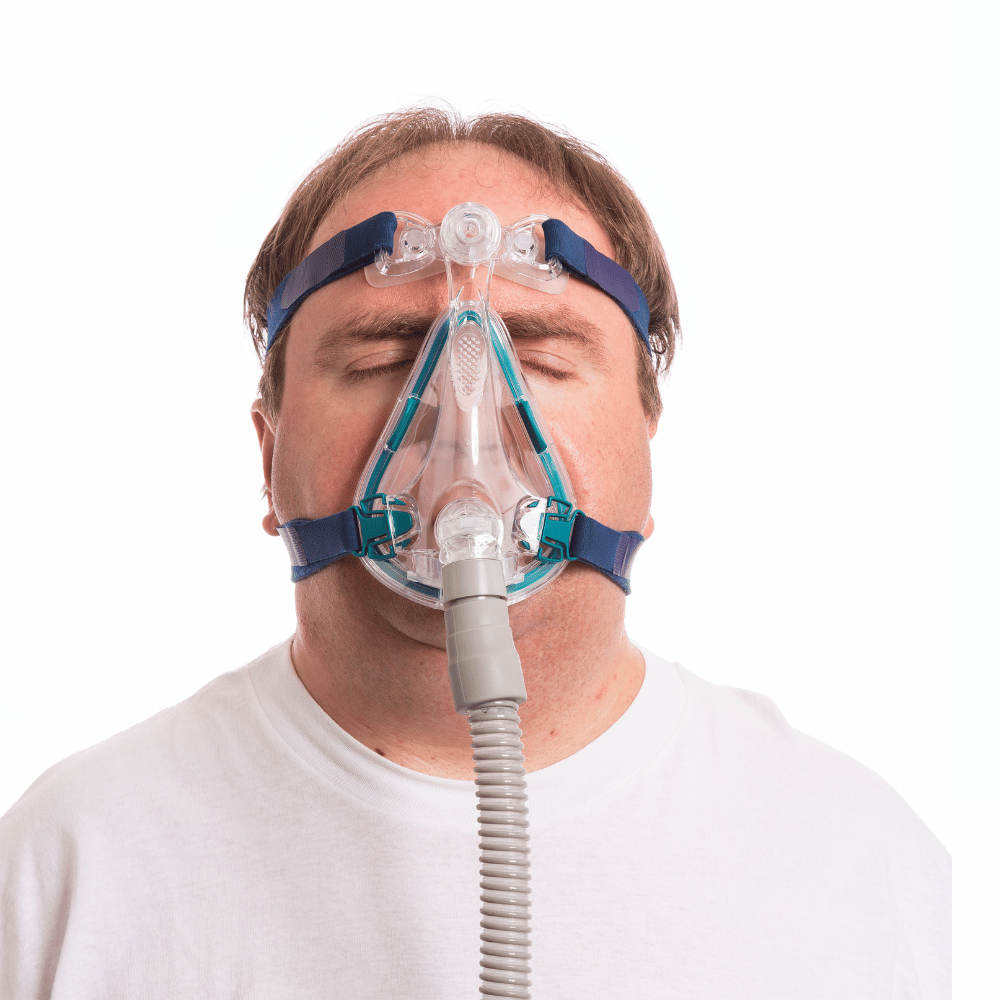 Breathing mask close-up