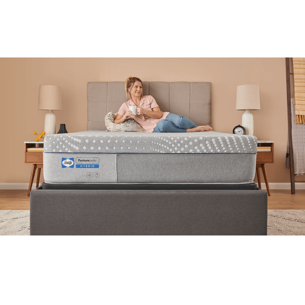 Sealy hybrid designed for pressure relief
