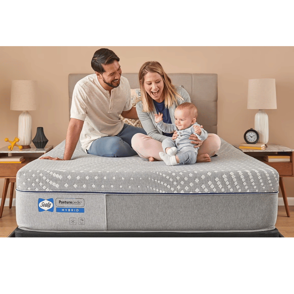 Sealy Posturepedic combines foam and coil layers