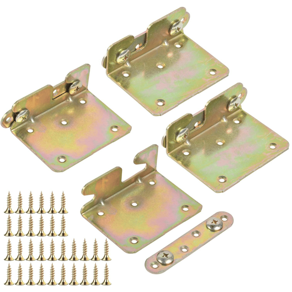 Akamino bed rail brackets set