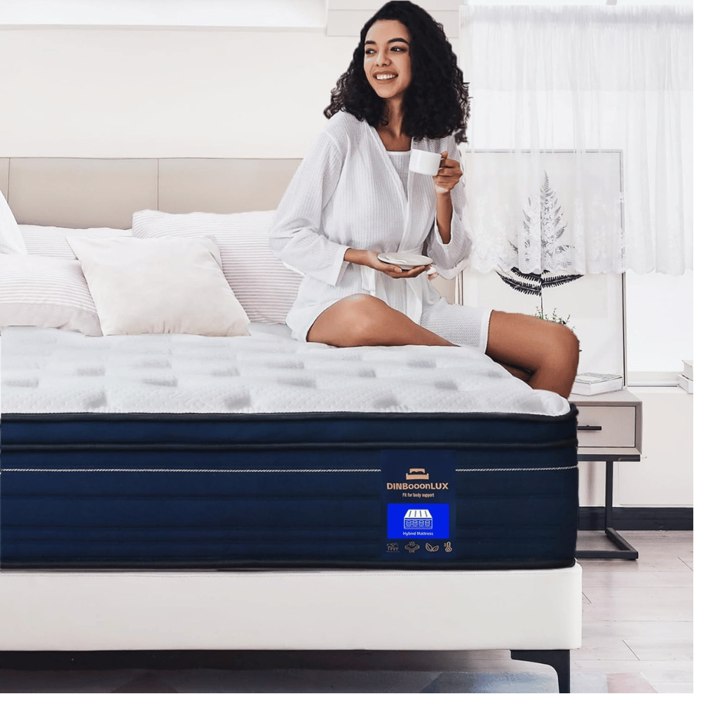 DINBooonLUX 12-inch hybrid foam mattress