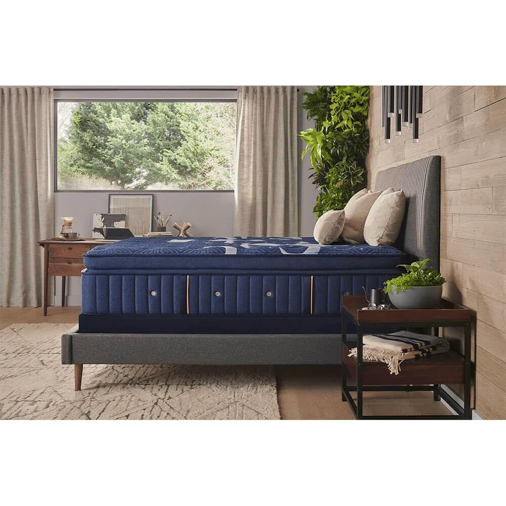 Stearns & Foster luxurious pillow top bed