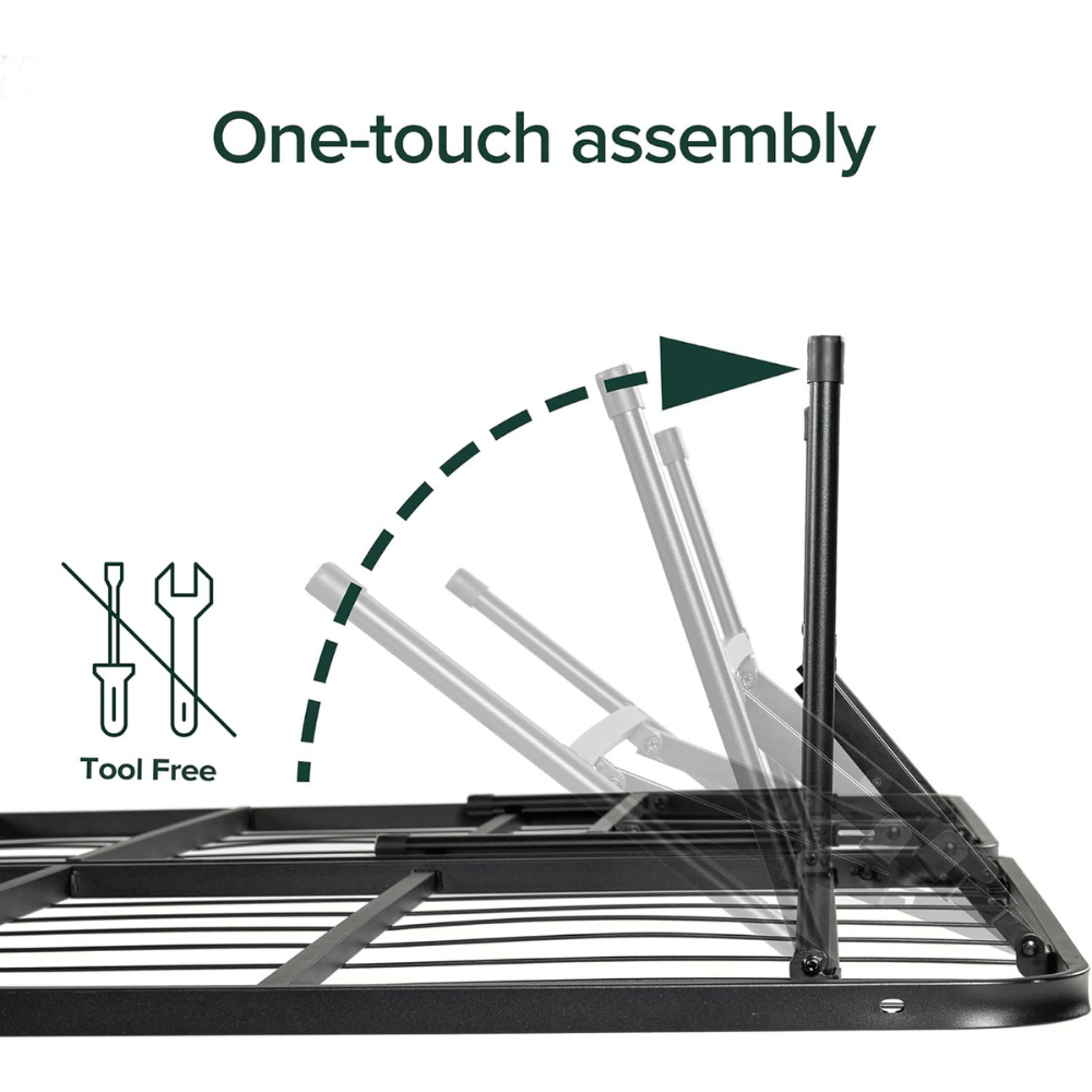 ZINUS foldable metal bed frame