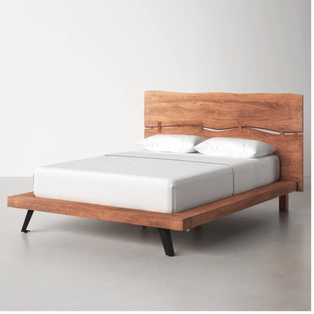 Modern wood bed