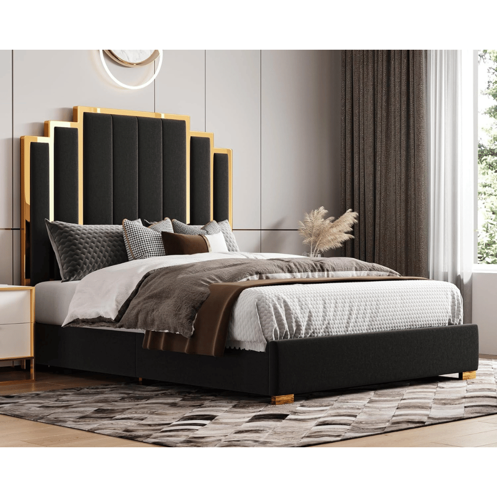 HOWE tall headboard bed