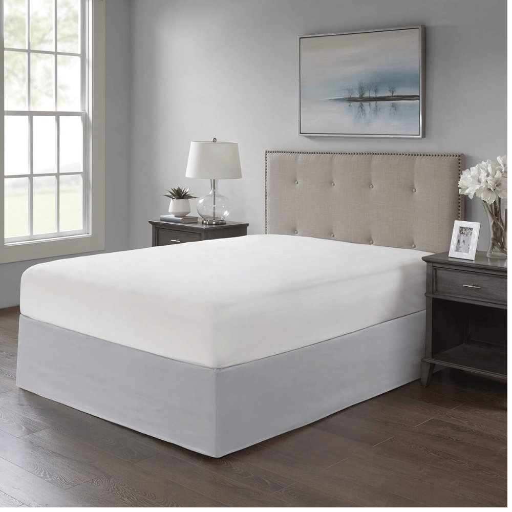 Madison Park wrinkle-free bed frame cover