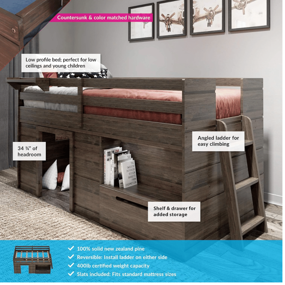 Twin house bed frame