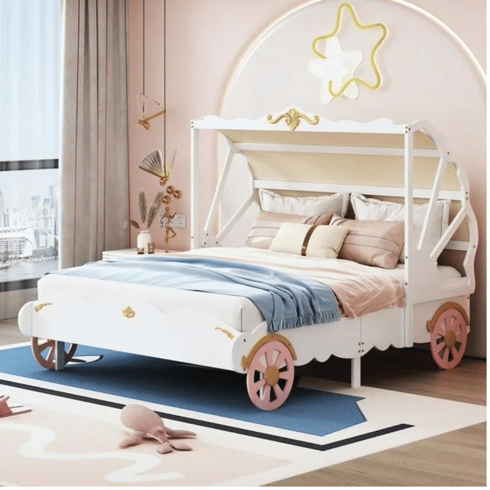 Miekor princess carriage style twin bed