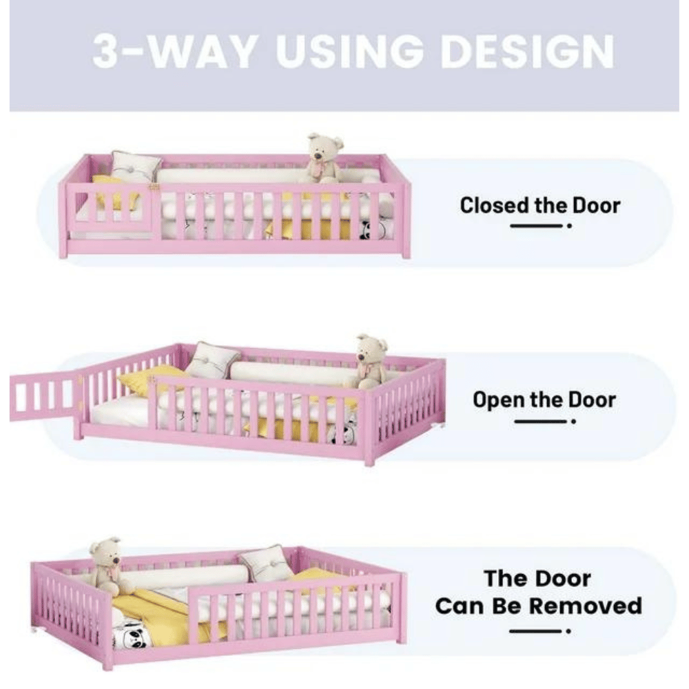 Momspeace low-profile bed frame