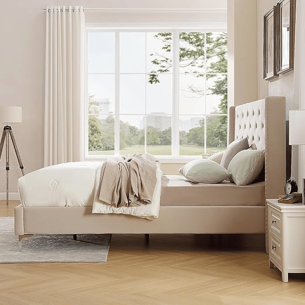 Morden Fort luxury upholstered king bed