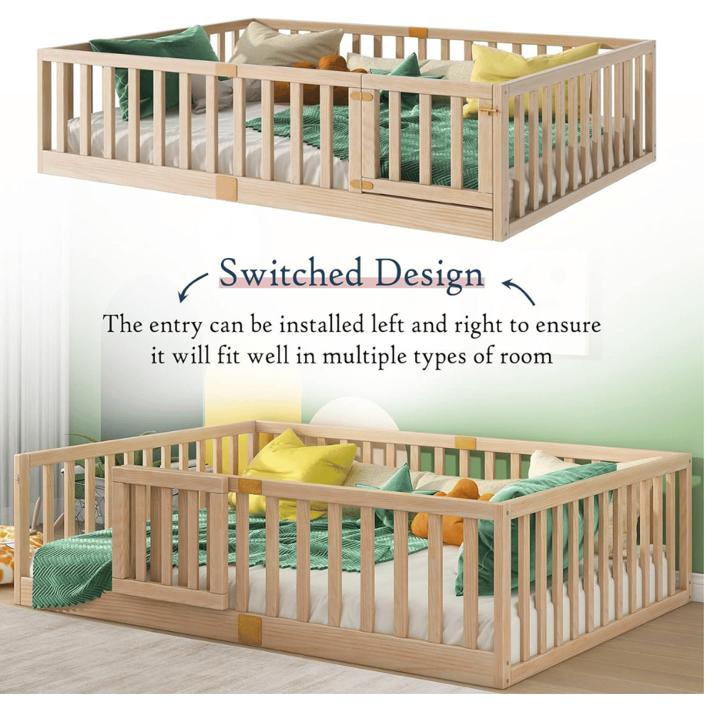 Tatub secure floor bed