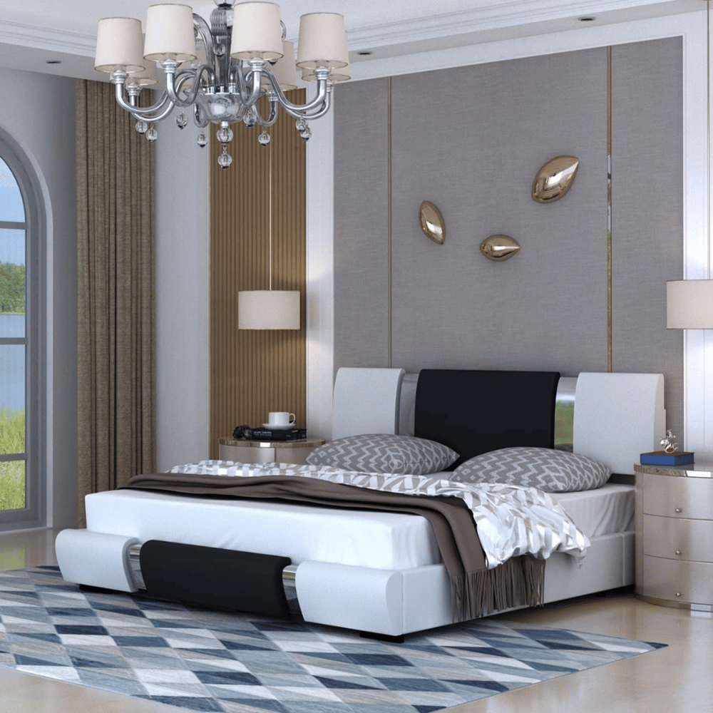 Benevika contemporary style bed